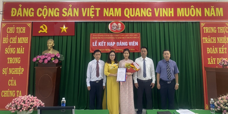 Lễ Kết nạp đảng viên mới 2023