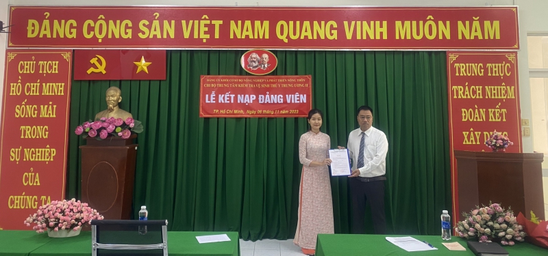 Lễ Kết nạp đảng viên mới 2023