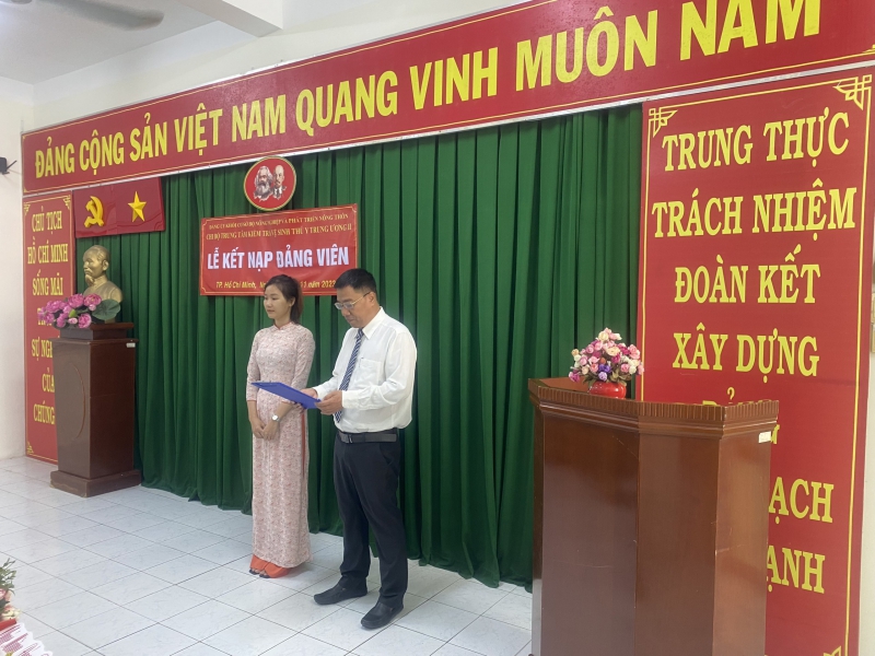 Lễ Kết nạp đảng viên mới 2023