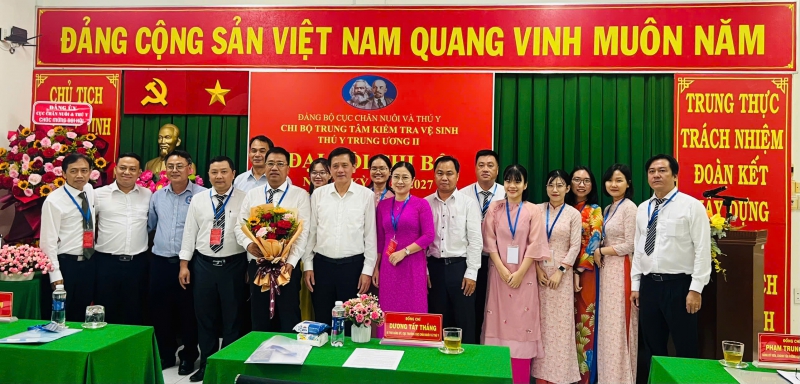 Đại hội Chi bộ Trung tâm Kiểm tra vệ sinh thú y Trung ương II
